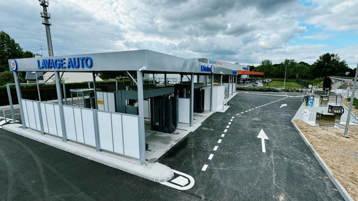 Centre de lavage Leclerc Noyal-sur-Vilaine réalisé par AMD