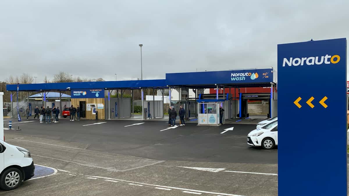 Centre de lavage Norauto Saint-Grégoire réalisé par AMD