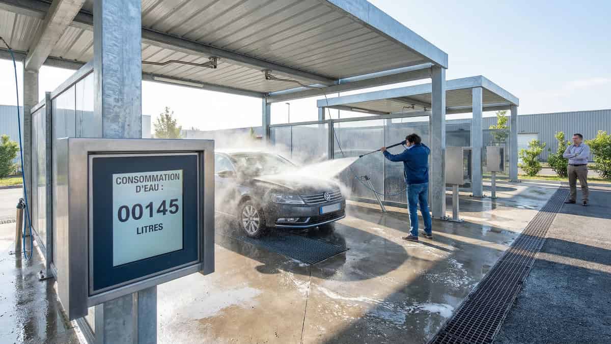 Consommation eau station de lavage. Découvrez l’impact réel sur vos charges