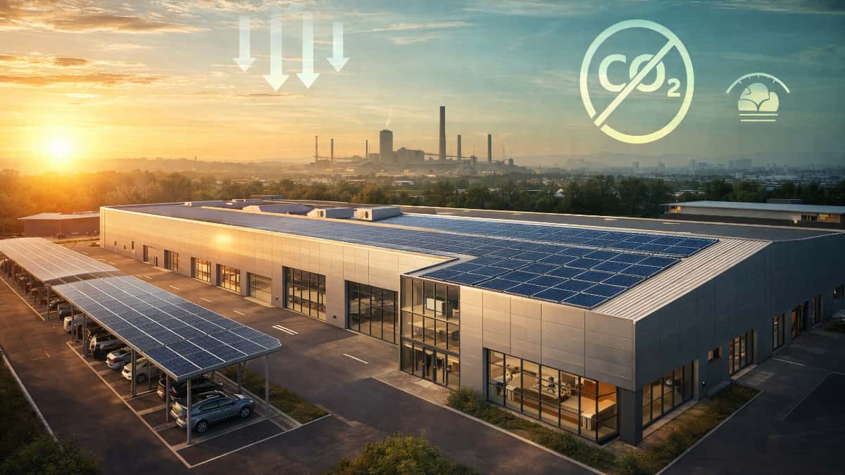 Concevoir la décarbonation de bâtiment industriel métallique avec AMD