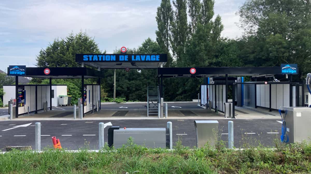 Abris AMD pour aires de lavage auto et poids lourds