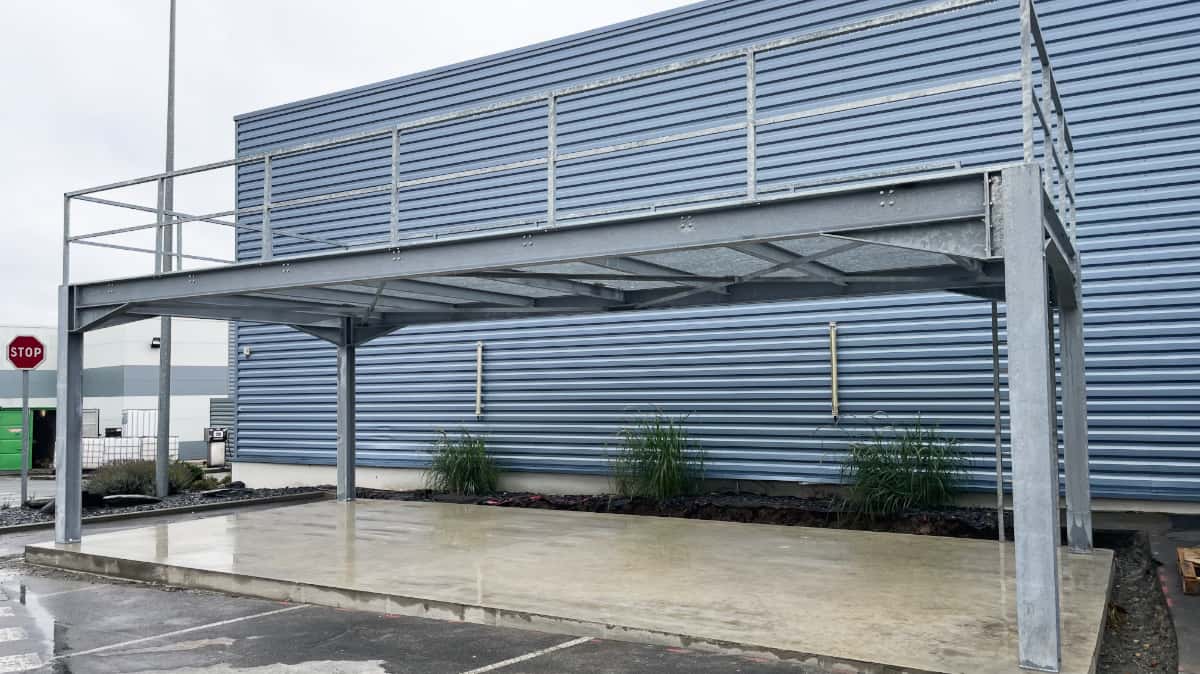 Support groupe froid Fuseau à Beaucouzé réalisé par AMD