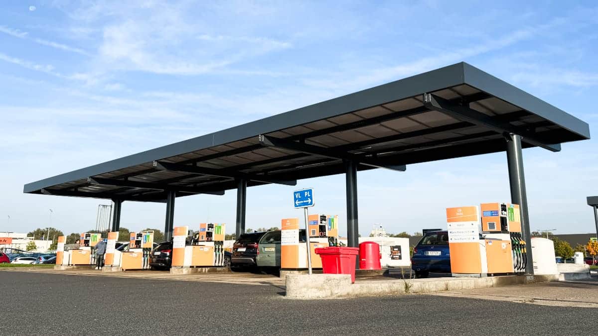 Station-service Leclerc La Ville-aux-Dames réalisée par AMD