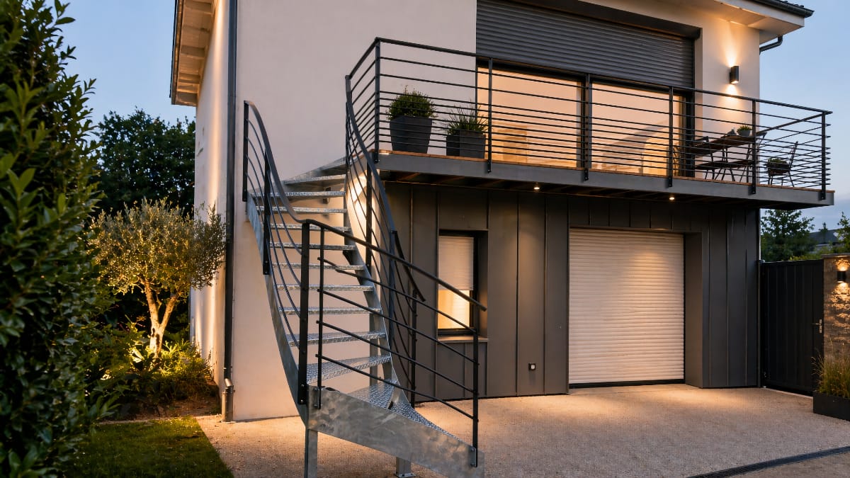 Garde-corps métallique pour balcon et terrasse AMD