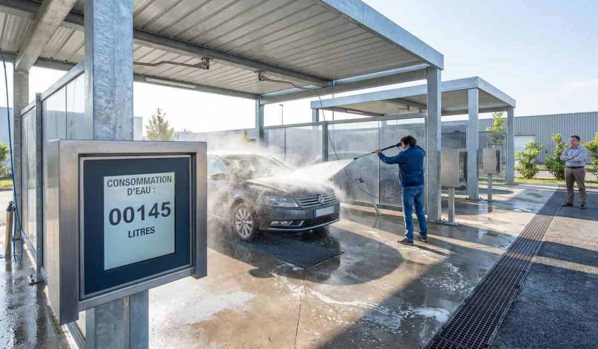 Consommation eau station de lavage. Découvrez l’impact réel sur vos charges